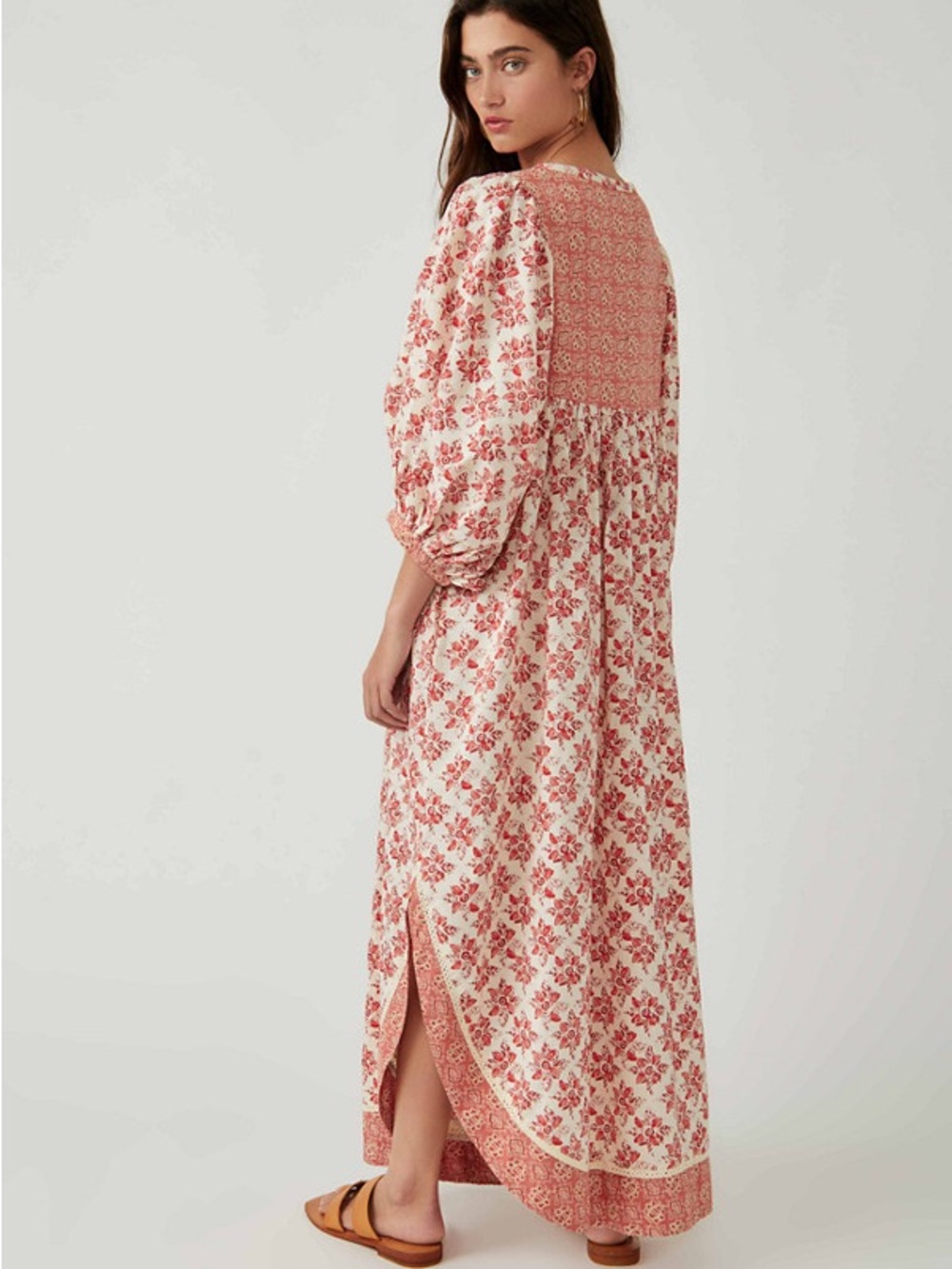 Free People Hazy Maisy floral print maxi dress size XS (runs large) - Picture 4 of 10
